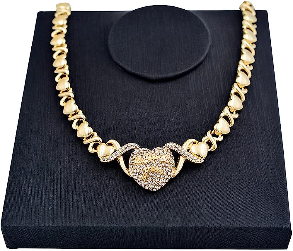 Giffor Jewellery Lady 14K Gold Filled Jewelry sets for Women Bracelets Necklaces With Earrings Gifts - Image 6